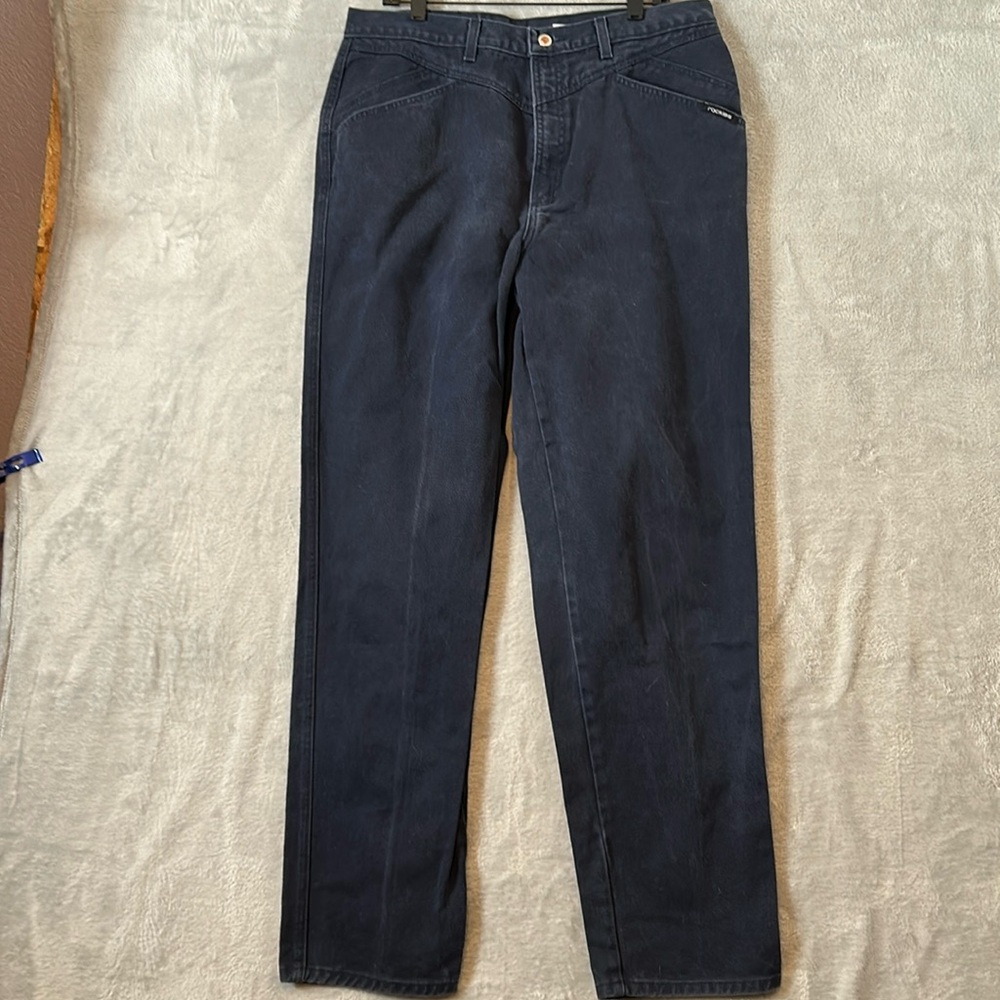 Vintage Rocky Mountain bare bottom western cut jeans size 18